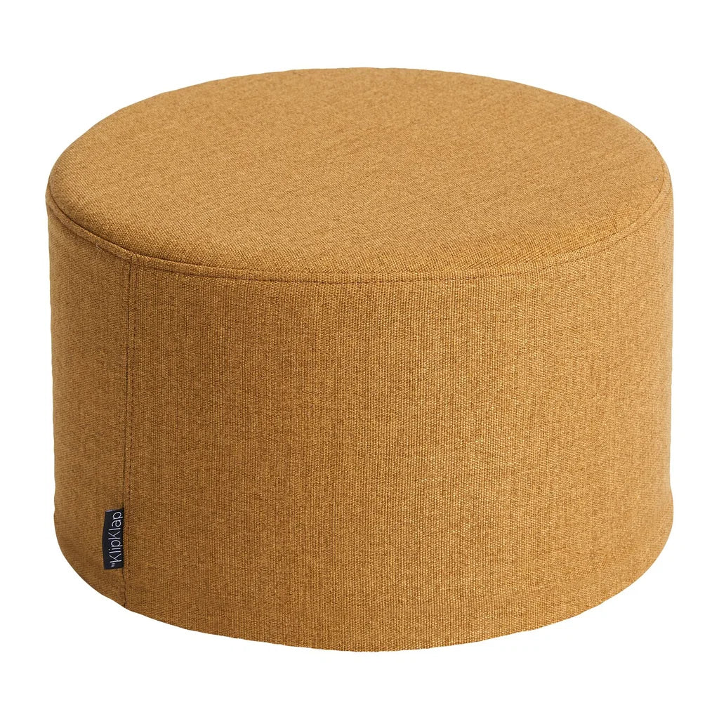 by KlipKlap Circle puf – Mustard