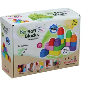 Gerardo's Toys bløde byggeklodser – 21 dele