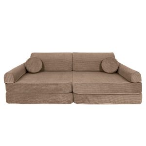 Meowbaby legesofa - Premium - Slimcord | Brun