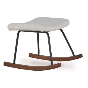 Quax gyngende fodskammel De Luxe bouclé – cream