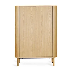 Quax Yume garderobeskab med flade låger – Natural Ash