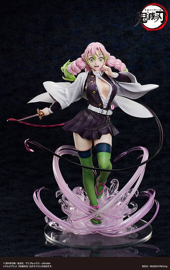 Demon Slayer: Kimetsu no Yaiba PVC Statue 1/4 Mitsuri Kanroji Deluxe Edition 41 cm - Billede 4