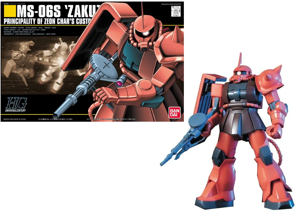 HGUC MS-06S Char's Zaku II (1/144) - Billede 3