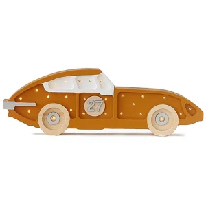 Little Lights Race Car lampe i træ - flere farver