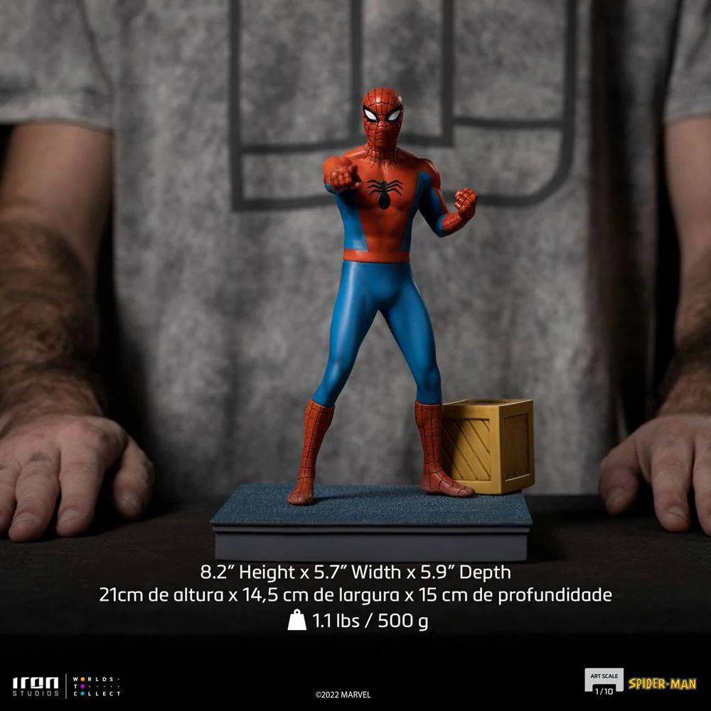 Marvel Comics Art Scale Statue 1/10 Spider-Man (1967 Animated TV Series) 21 cm - Billede 4