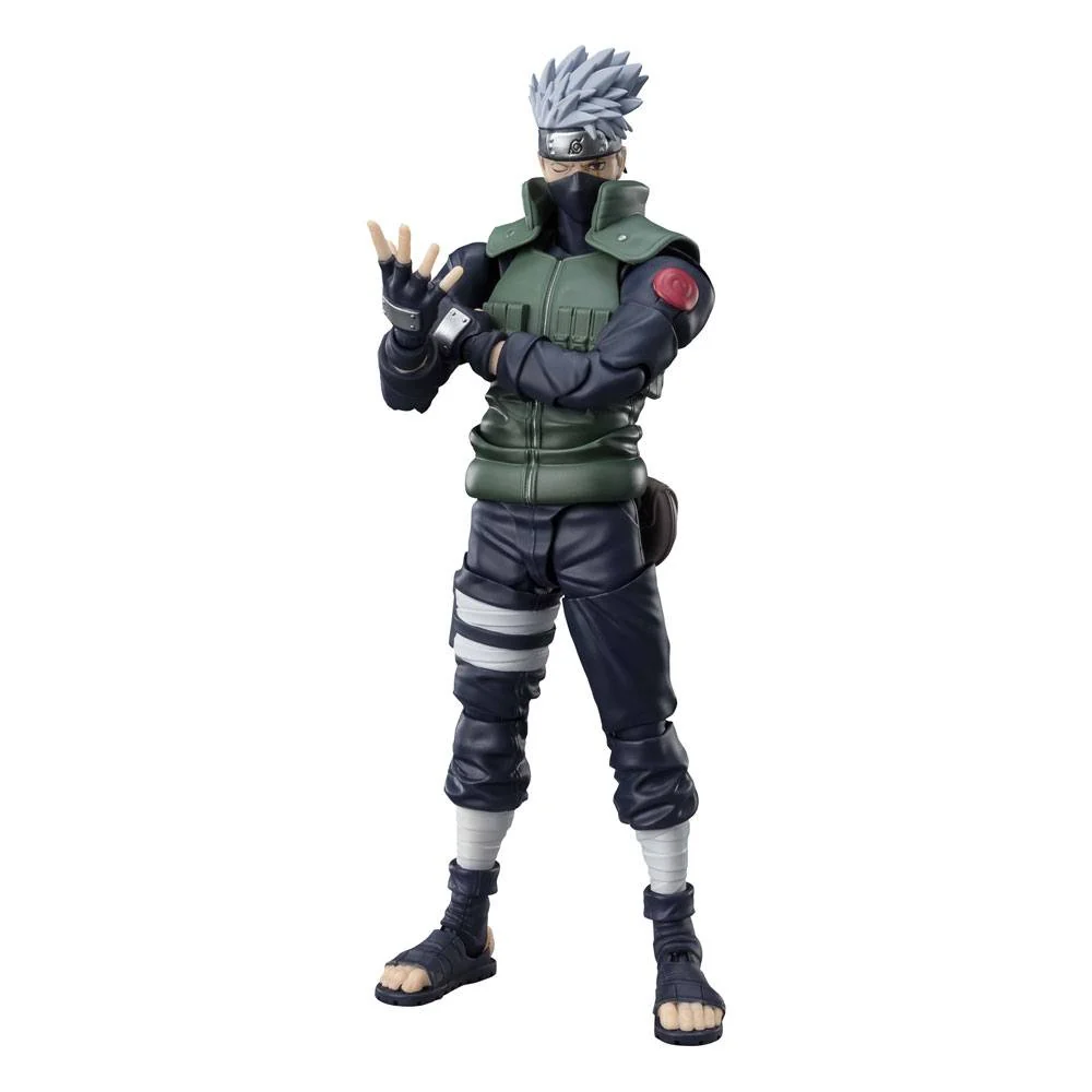 Naruto Shippuden S.H. Figuarts Action Figur Kakashi Hatake -Den berømte Sharingan Hero- 16 cm - Billede 2