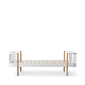 Oliver Furniture Wood Original seng 90x200 cm – hvid/eg