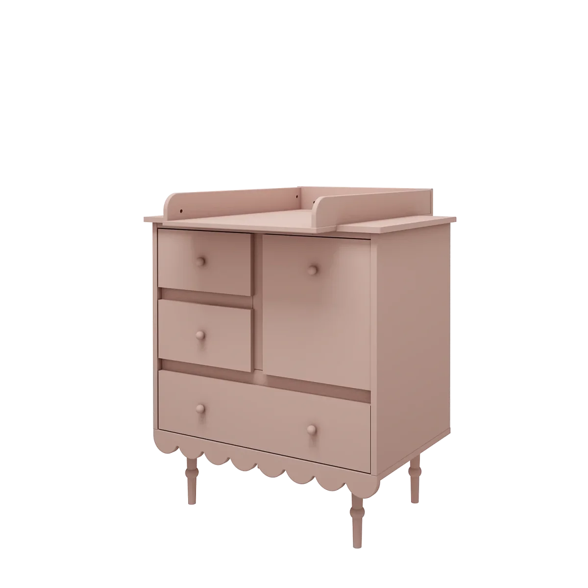 Wood Luck Design - Babushka - pusletop til kommode – lyserød - Billede 4