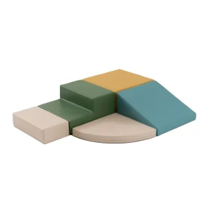 IGLU Soft Play aktivitets­sæt – Corner Climber (5 dele) – pastel turkis