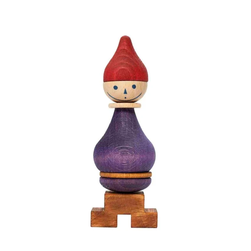 Wooden Story LALA figurpuslespil i træ – lilla