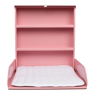 byBO design Pippi væghængt puslebord – Pink