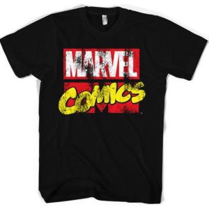 Marvel logo t-shirt - Marvel logo retro design t-shirt