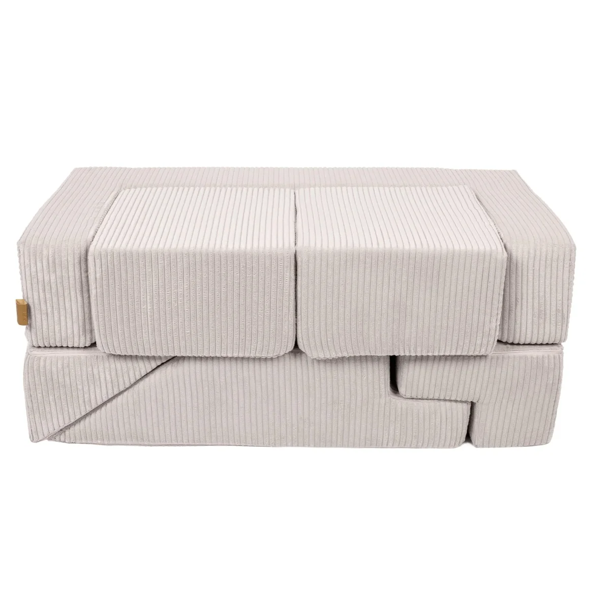 MeowBaby legesofa - Bricks - Velvet | ecru - Billede 9