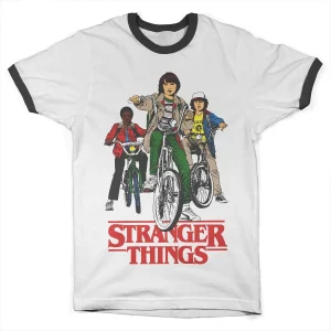 Stranger things Bikes ringer t-shirt