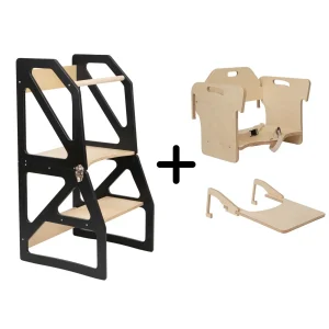 leg&go Modustep – 3-i-1 læringstårn, børnebord og højstol