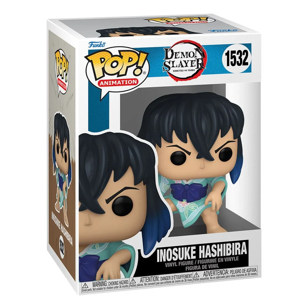 Demon Slayer: Kimetsu no Yaiba POP! Animation Figure Inosuke(Kimono) 9 cm - Billede 3