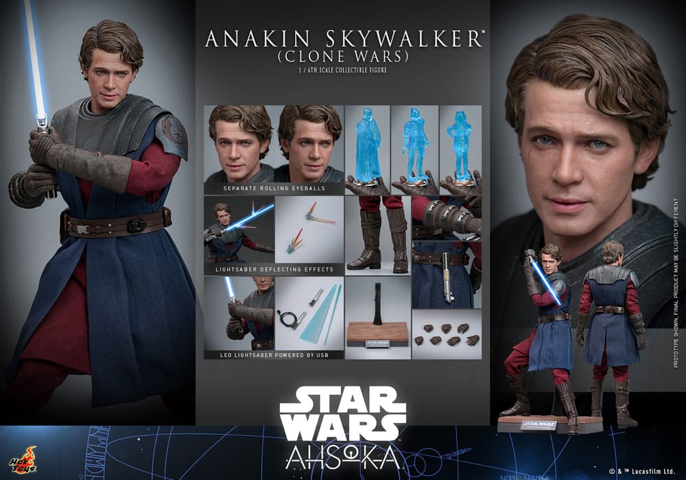 Star Wars: The Clone Wars Action Figure 1/6 Anakin Skywalker 31 cm - Billede 3